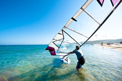 Prasonisi, Greece windsurfing course